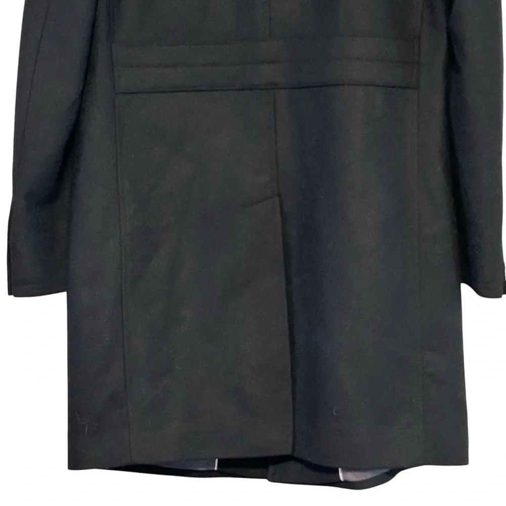 Boss Hugo Boss Wool Blend Coat Black Size 42L US 102 Europe